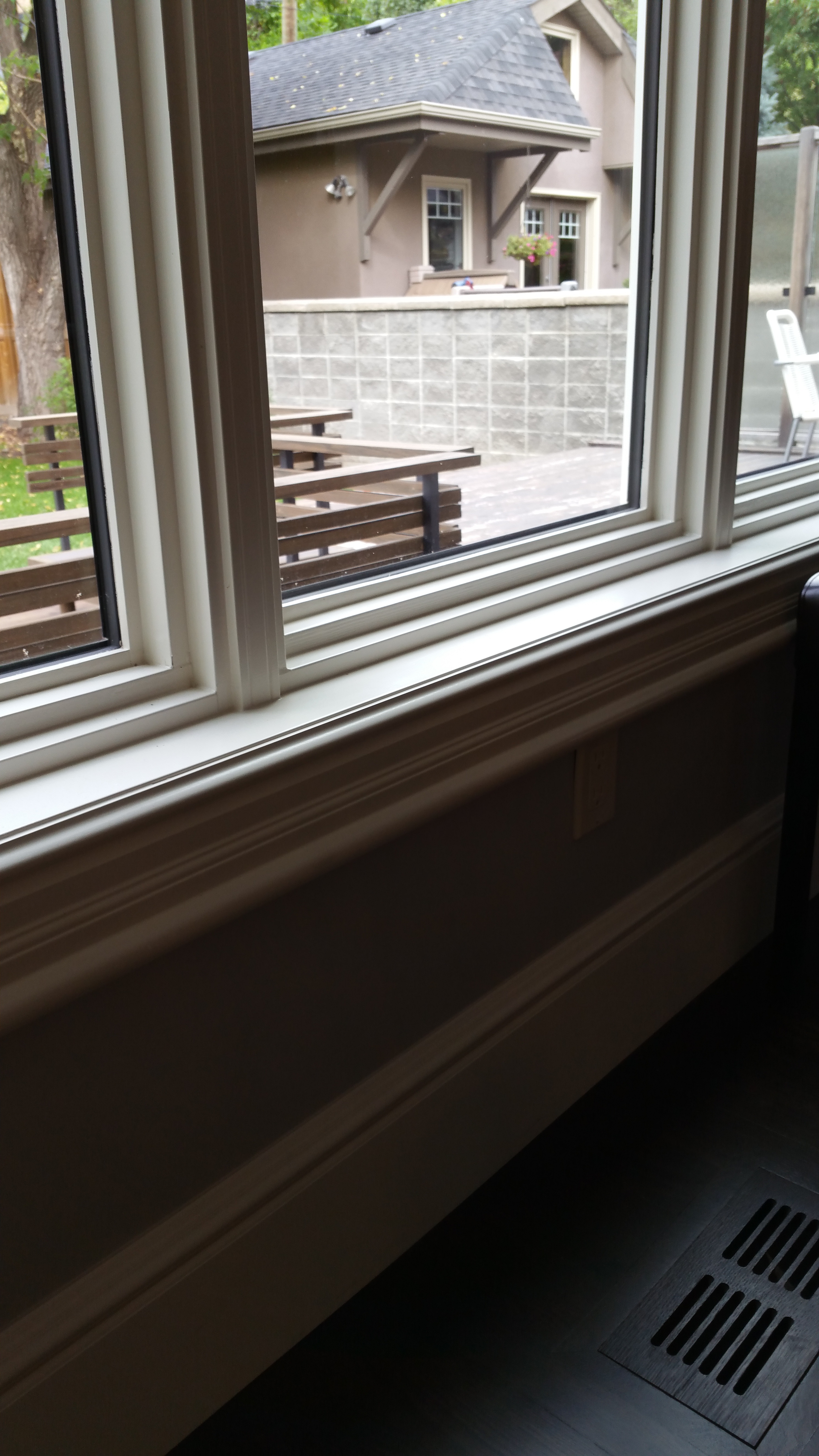 Before: Window to finish under