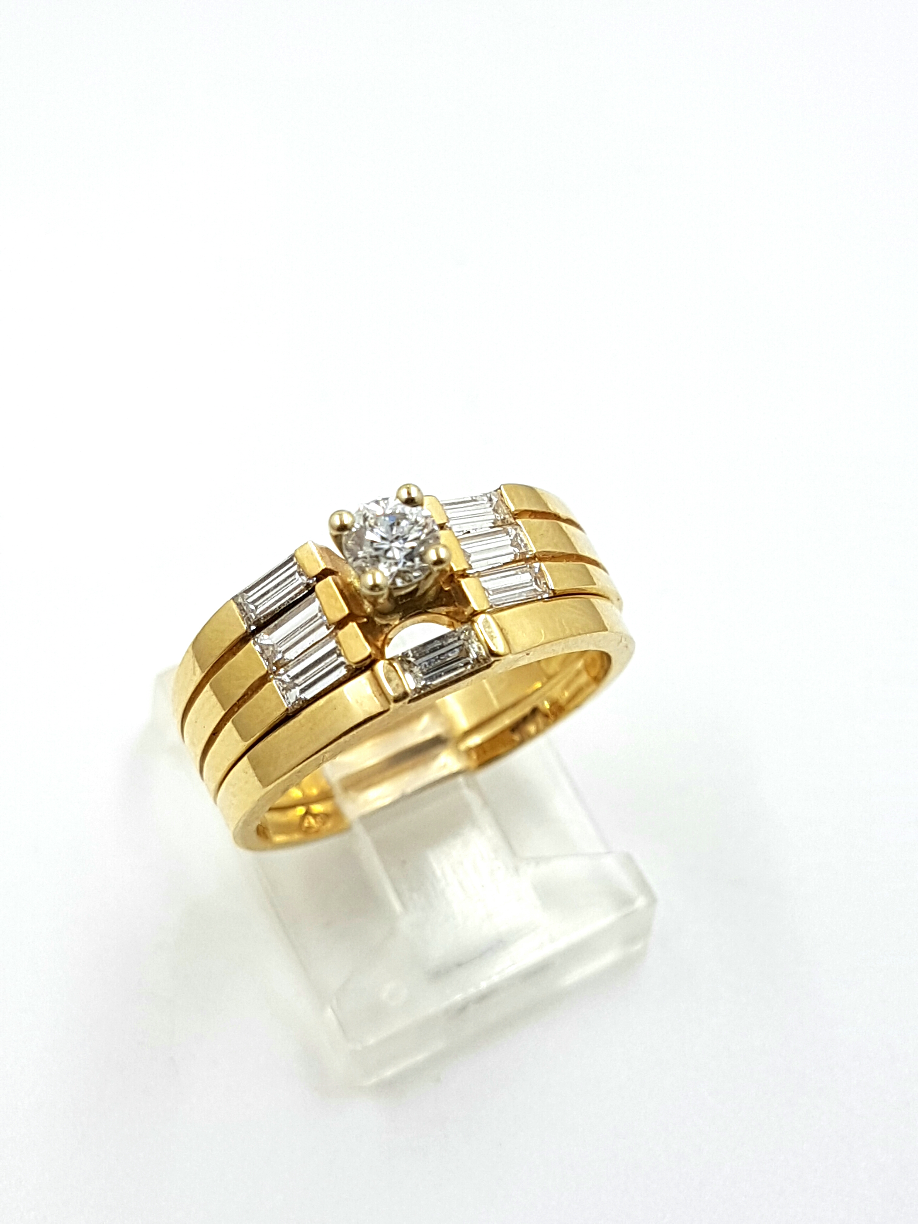 Engagement Ring & Wedding Band
14K Yellow Gold
0.80ct Total
Regular Price $7295
SALE $1995
Ref: DER136+W
