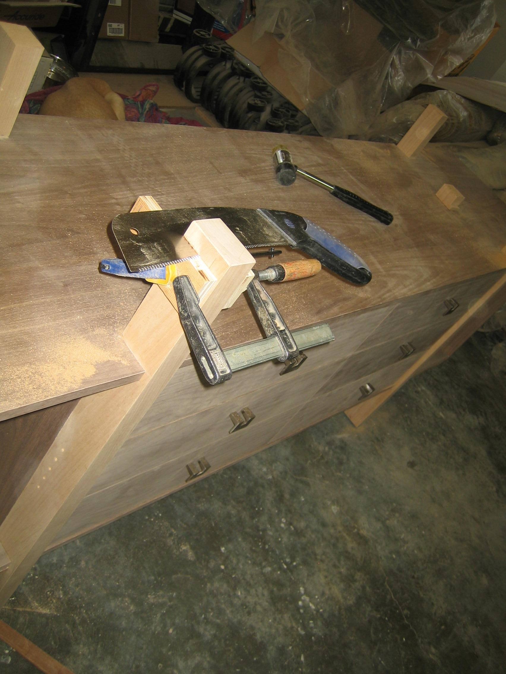 Notching  Posts For Top Panel