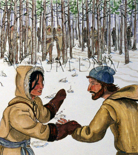 “Blackships and Thanadelthur”, Young Heroes of North America, Vol.1, Published by Heartland Associates Inc., 
Winnipeg, Manitoba (ISBN 1-896150-12-8)