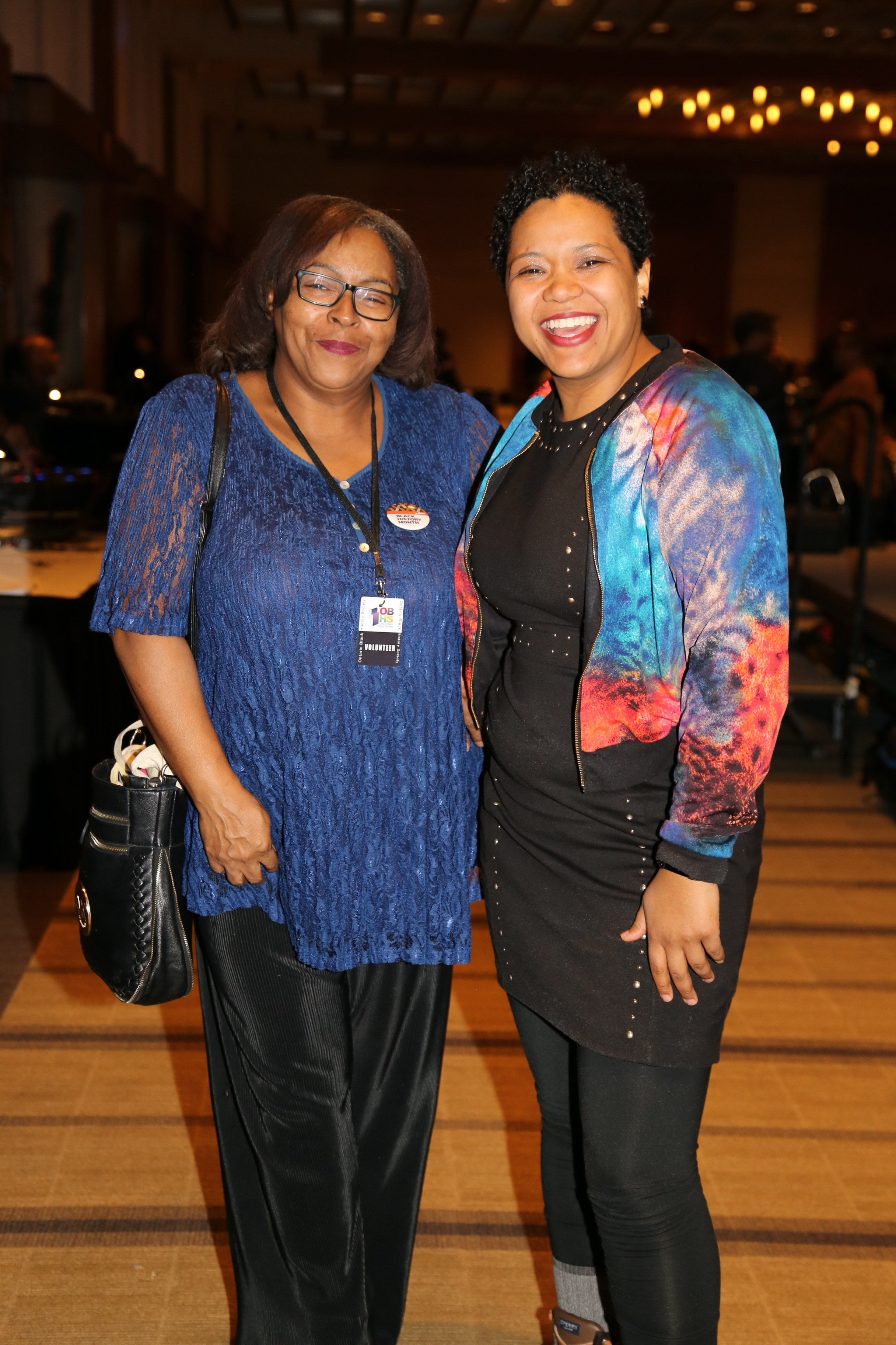OBHS Sales Coordinator Pamella Houston (L) photos by Clik Clik Event Photography