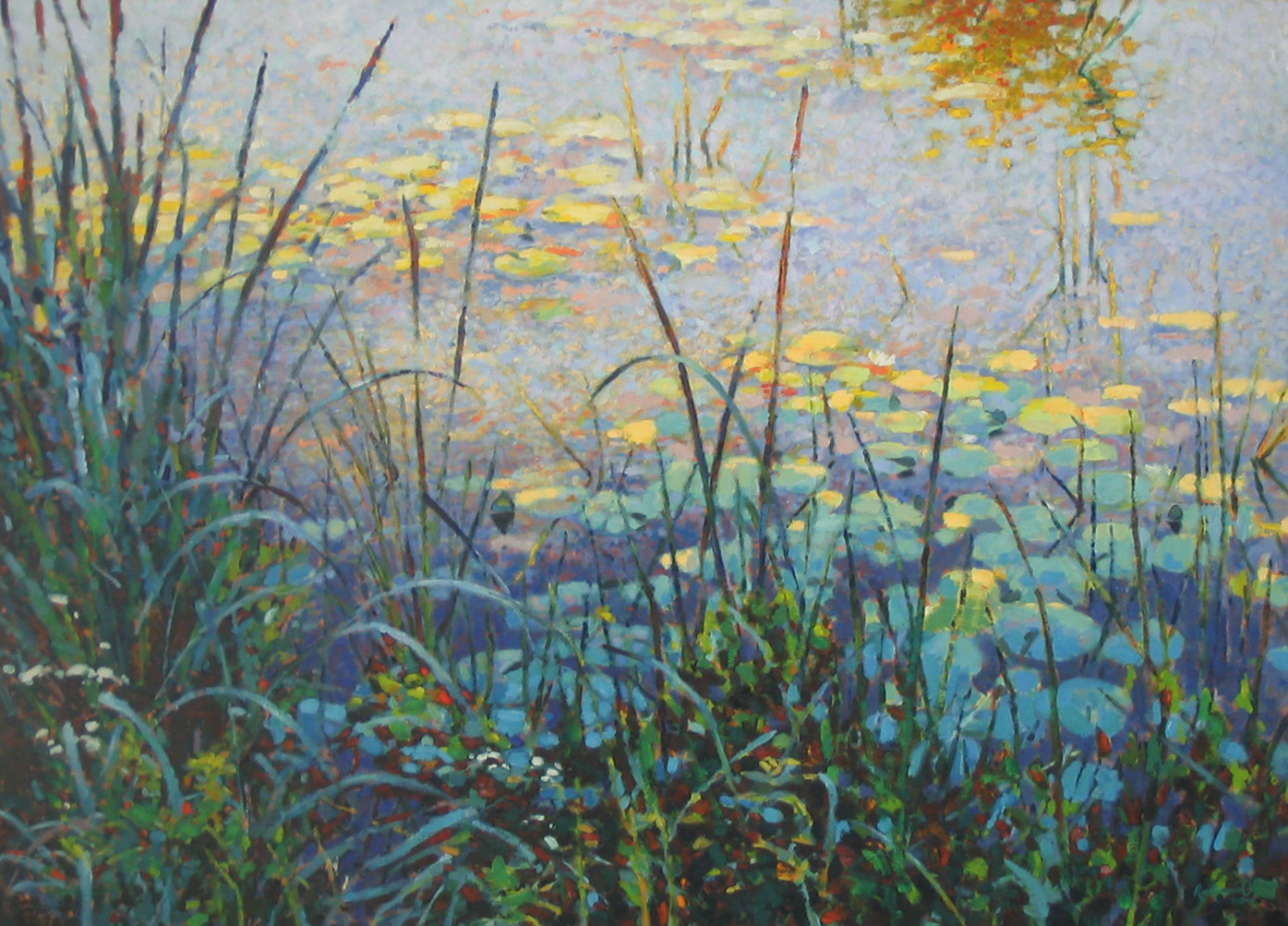 Pinafore Pond, oil on canvas