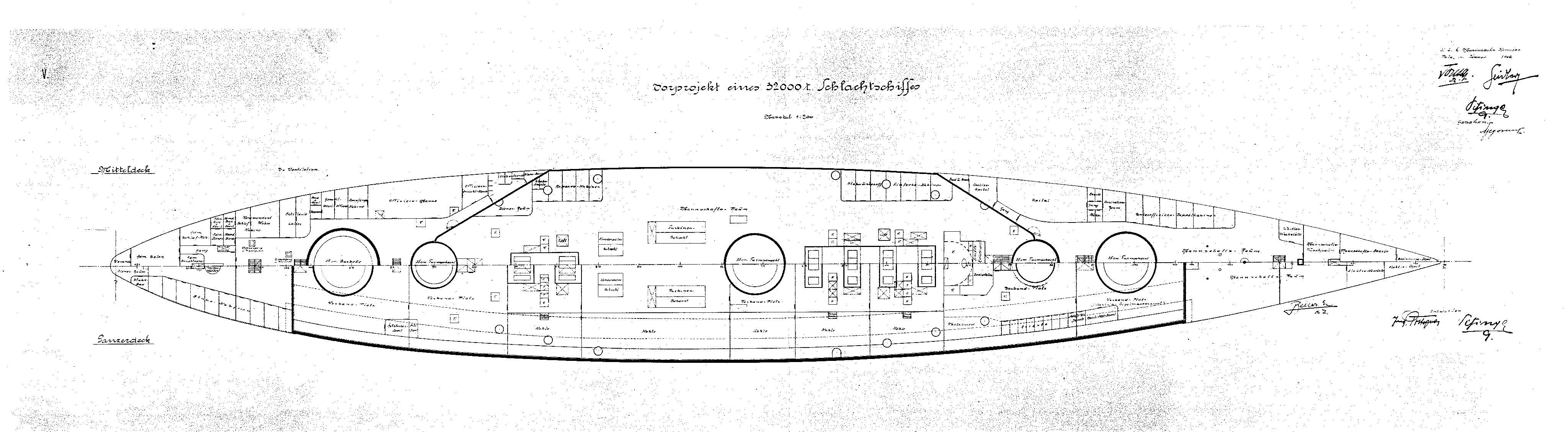 S.M.S. Viribus Unitis - Austro-Hungarian Battleship - Preliminary ...