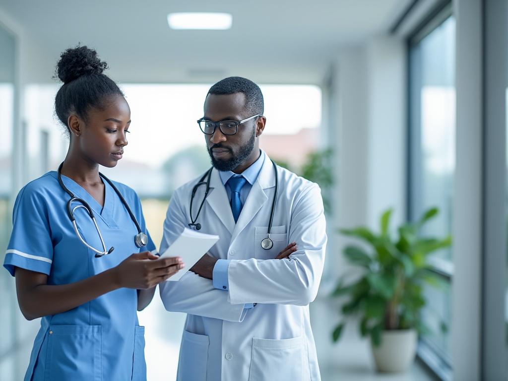 Modern operating room with surgical table, overhead light, and medical equipment. Modern operating room with surgical table, overhead light, and medical equipment.