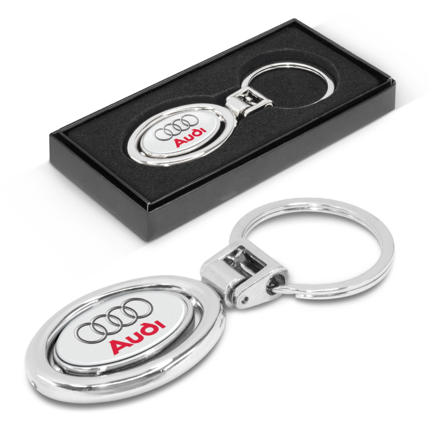 Spinning Metal Key Ring 100318