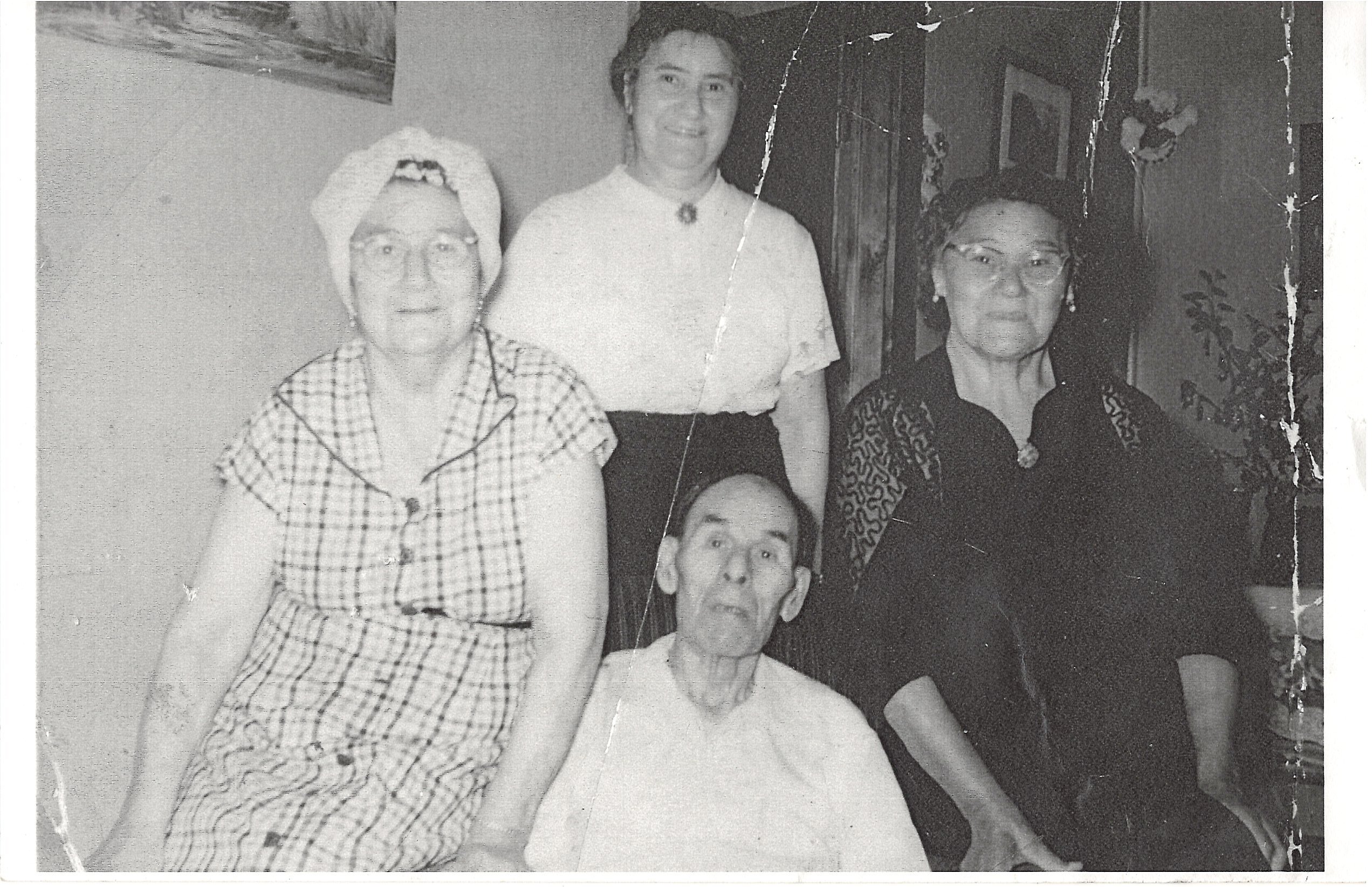 This photo is labelled as "Billy Lambert and his sisters - Liza is in the middle". From our records that means the other two ladies could be either Maryanne, Hannah, Margaret, Catherine, or Lilly. Let us know if you recognize who is who!
2023.03.186 / Wilson, Carol