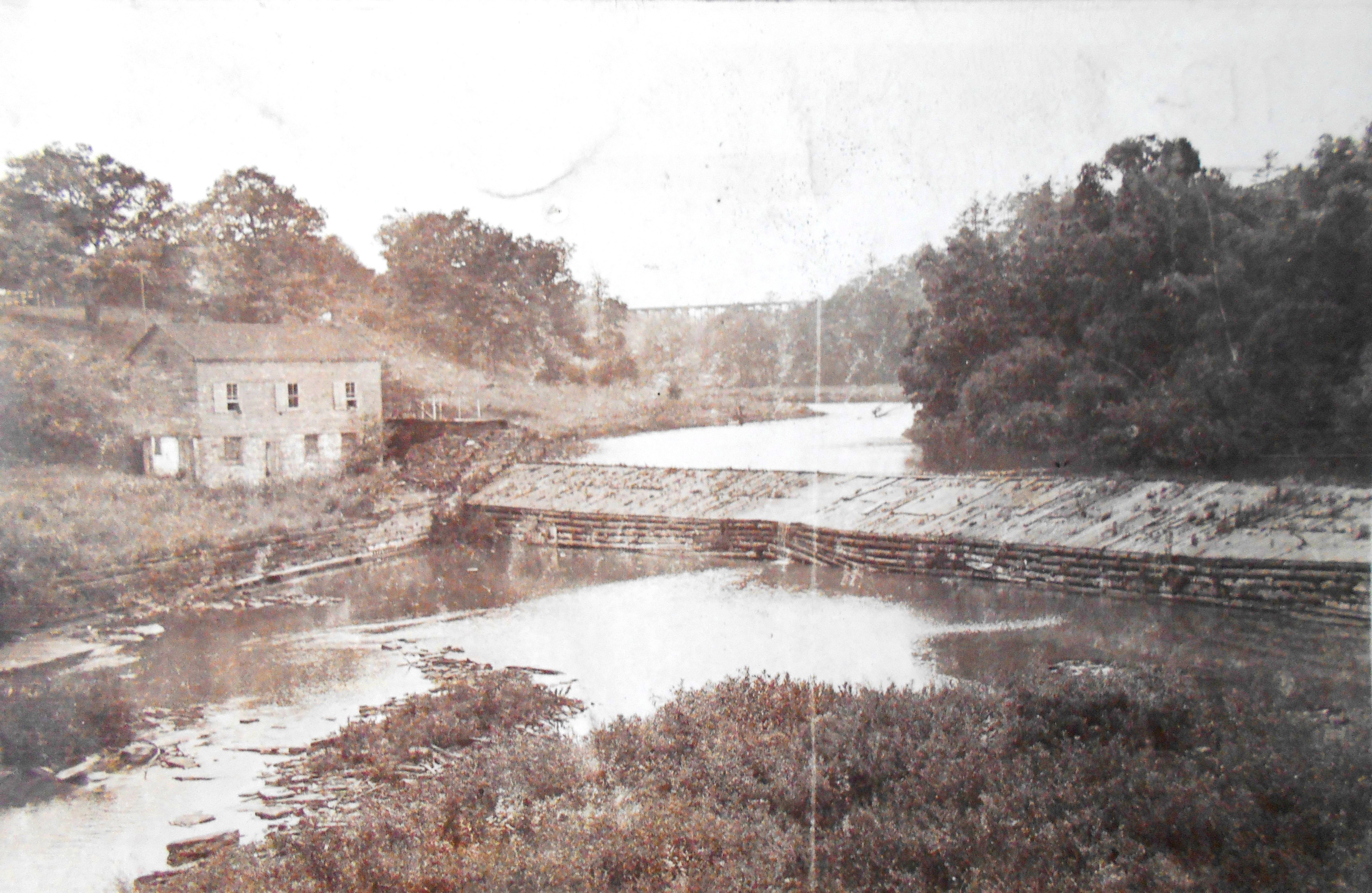 Dam on Humber River at lambton Mills - 1912