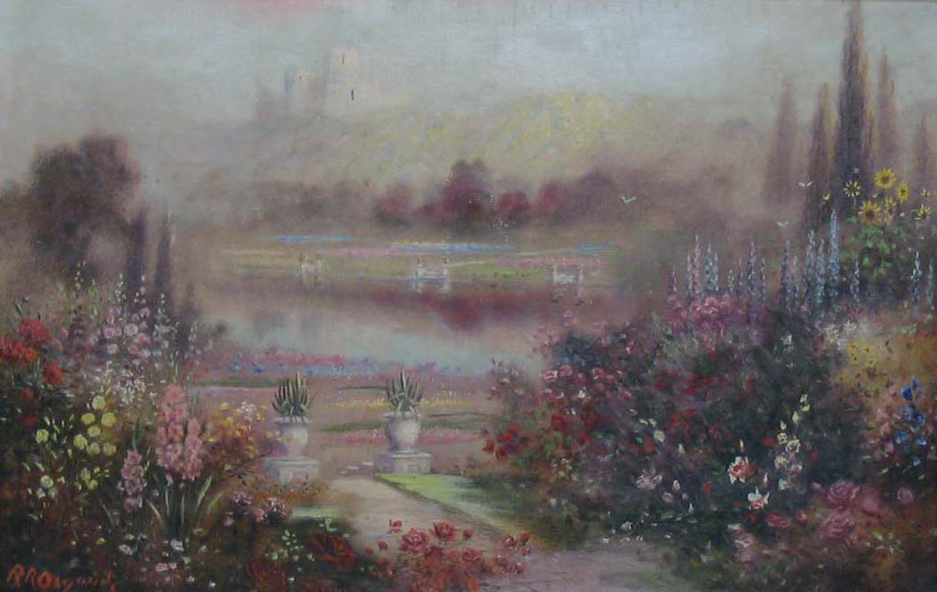 My Dream Garden, oil on canvas