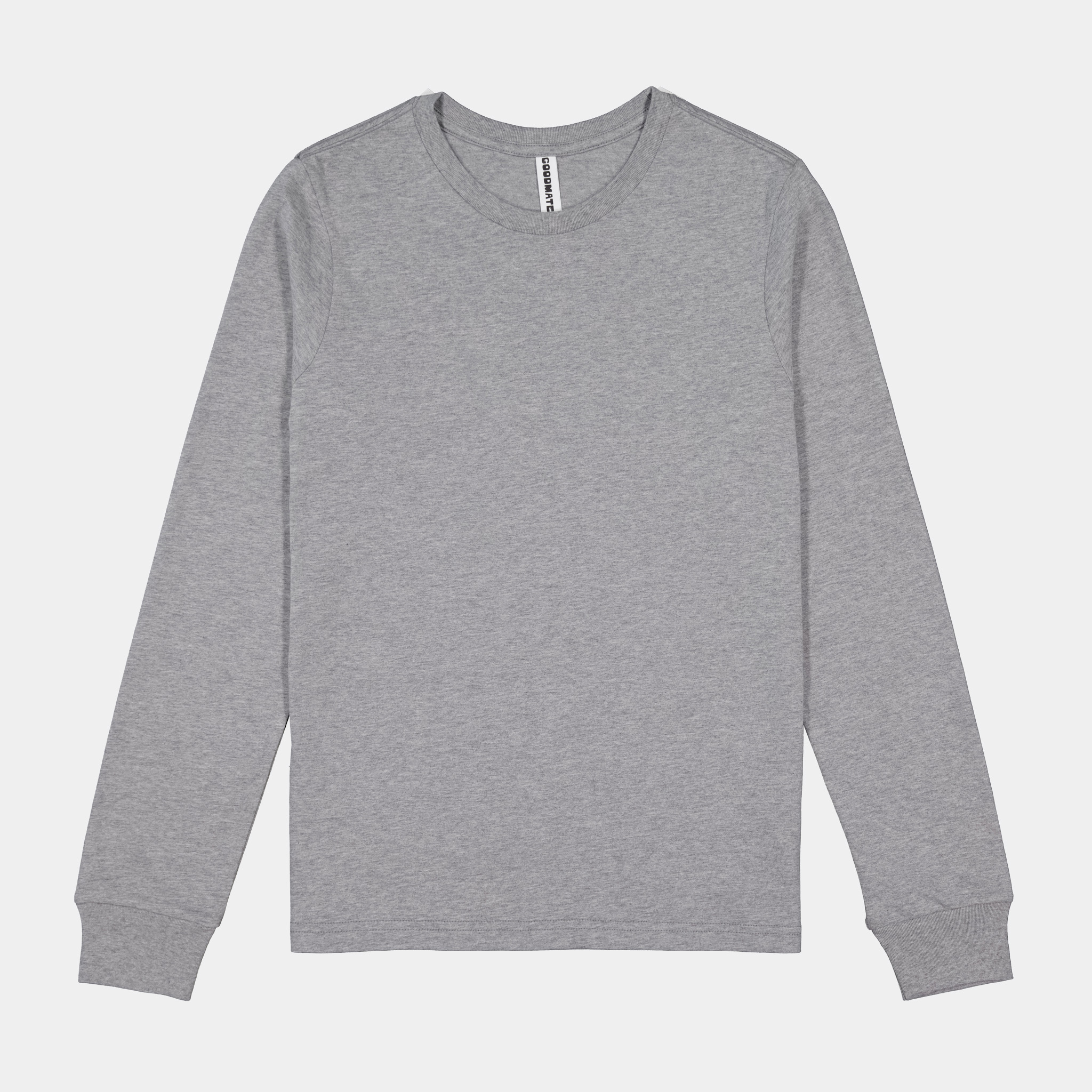Basis L/S Tee - Grey Marle