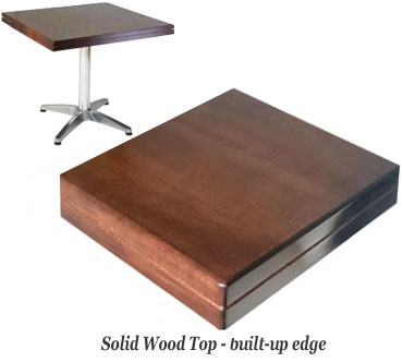 Solid Wood - Built Up Edge
