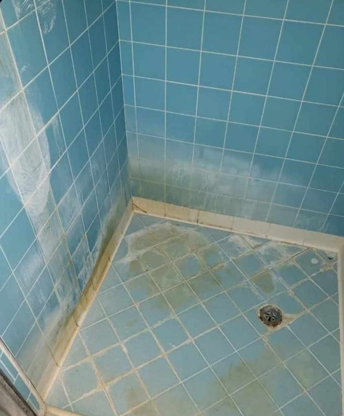 Before Professional Shower and Grout Deep Cleaning Toronto"