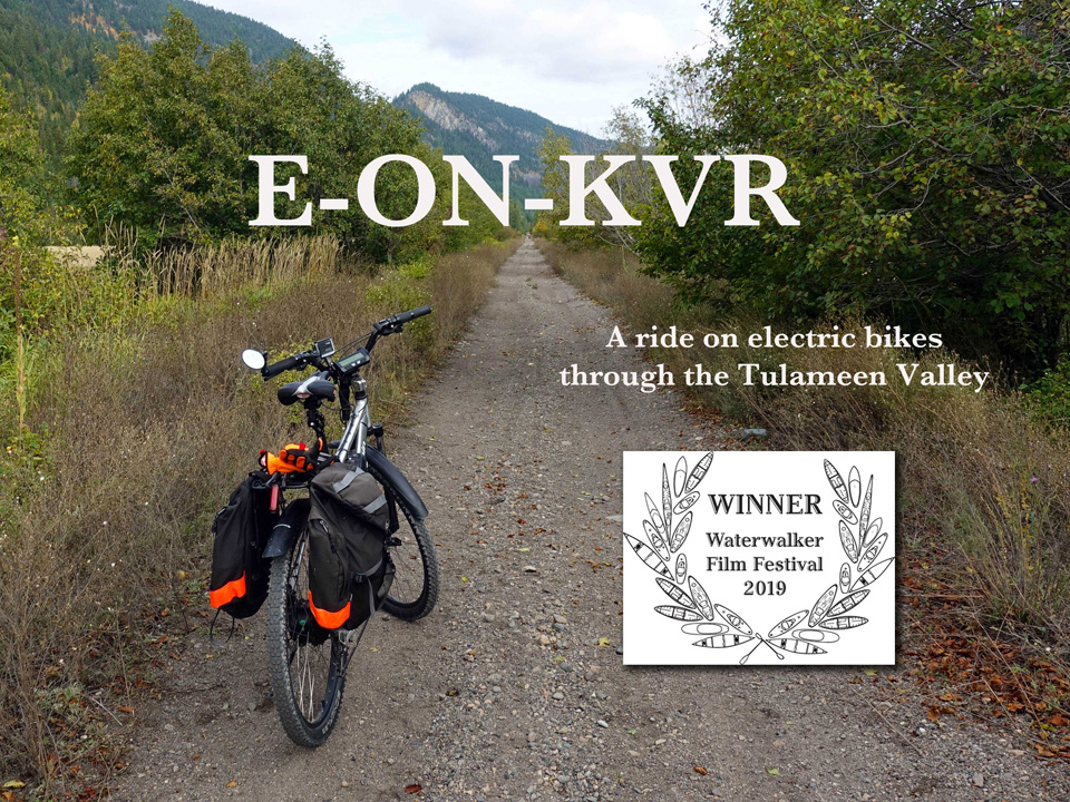 And electric bike ride  on the KVR Tulameen valley with a good friend.