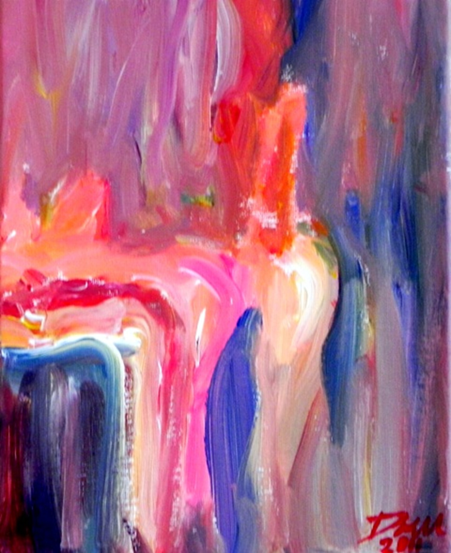  K Series (4 of 6),  12"X 11"  2011, Acrylic on Canvas