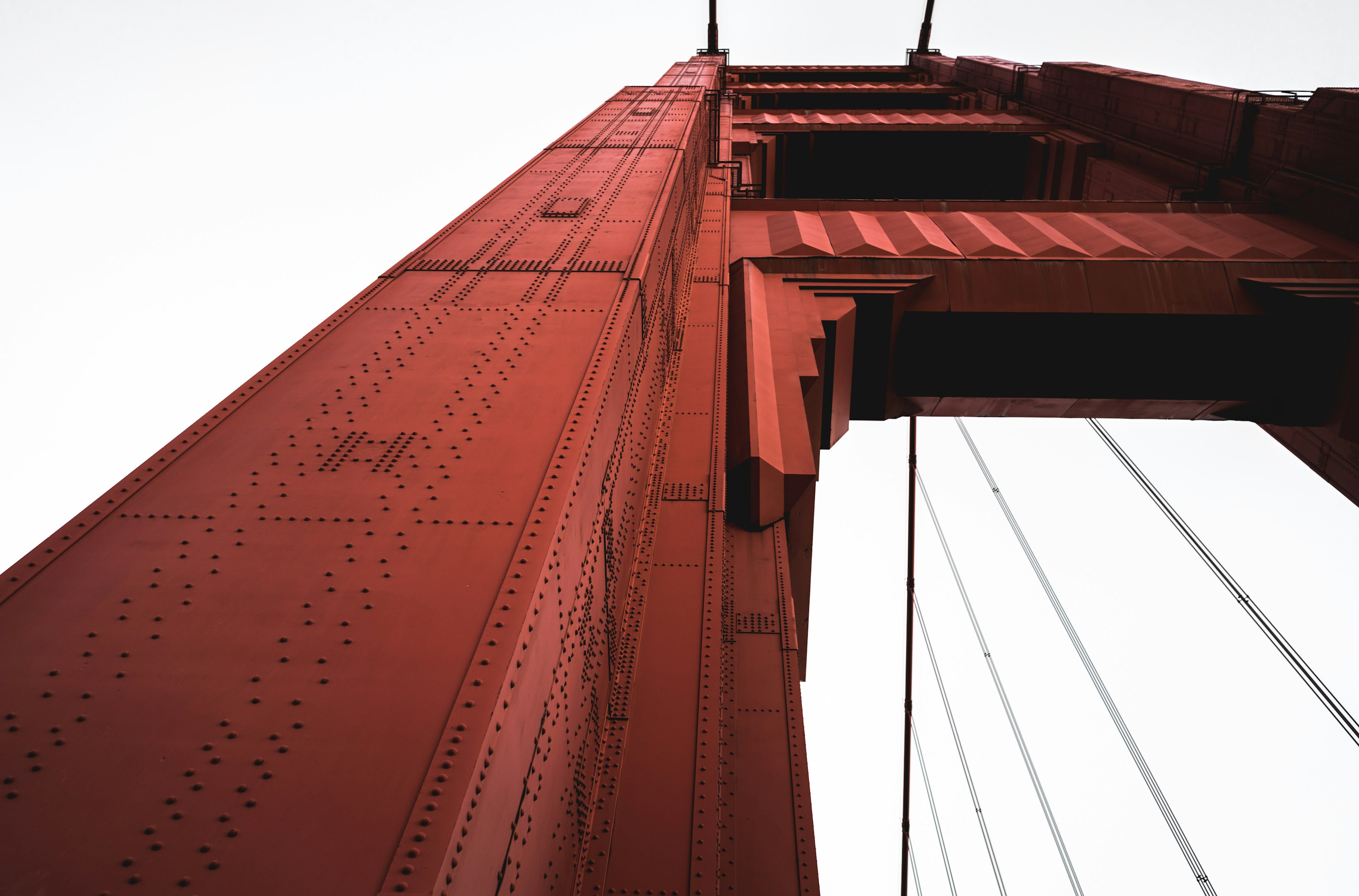vue plongée d'un pont