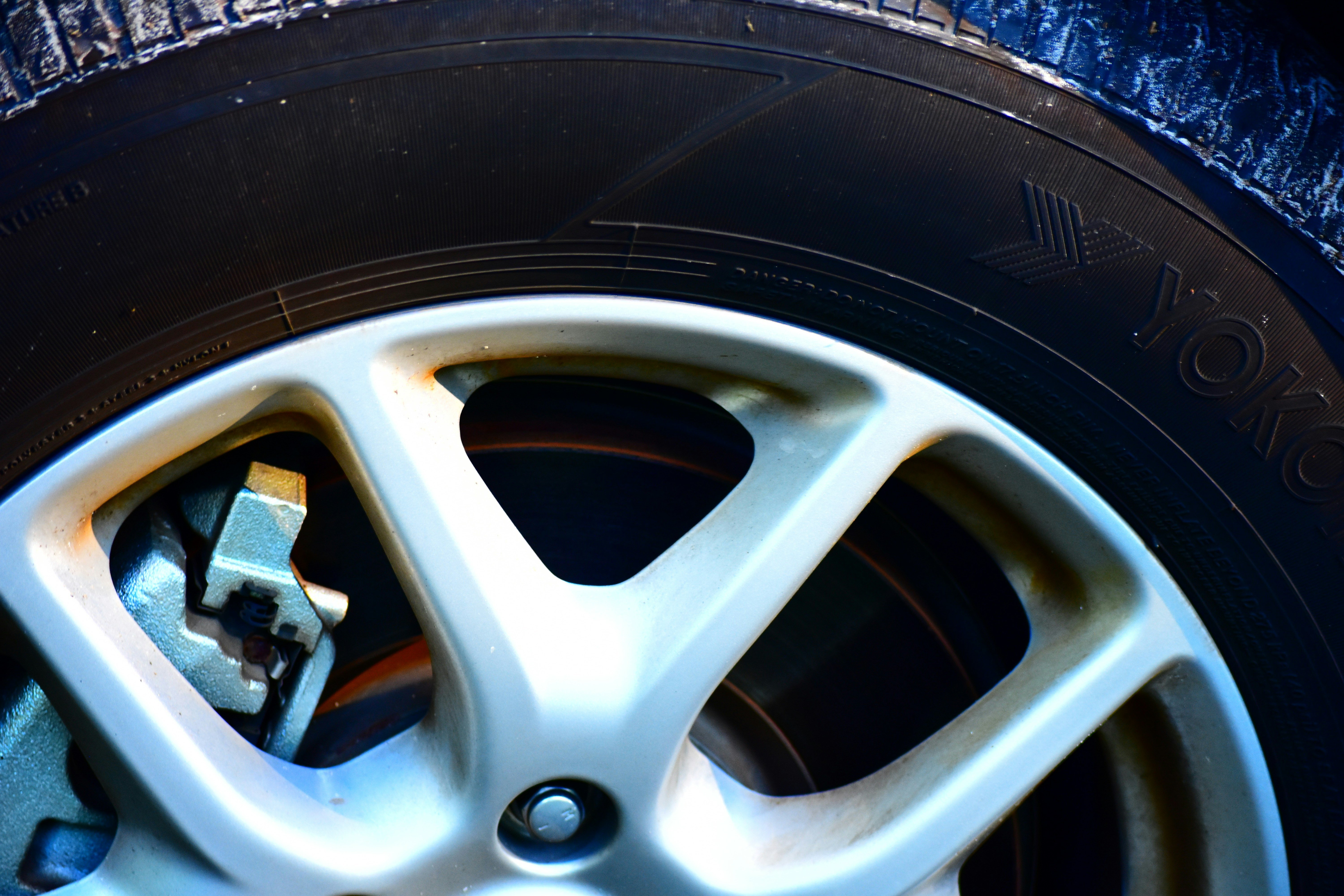 Side view of a white sports car