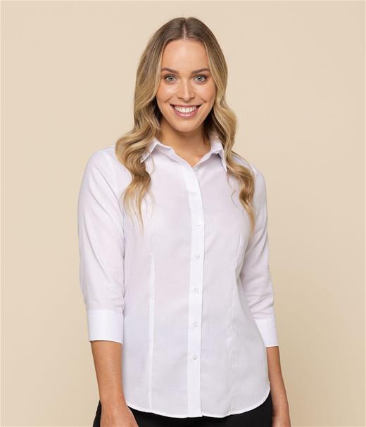 Ultimate White 3/4 Sleeve Shirt