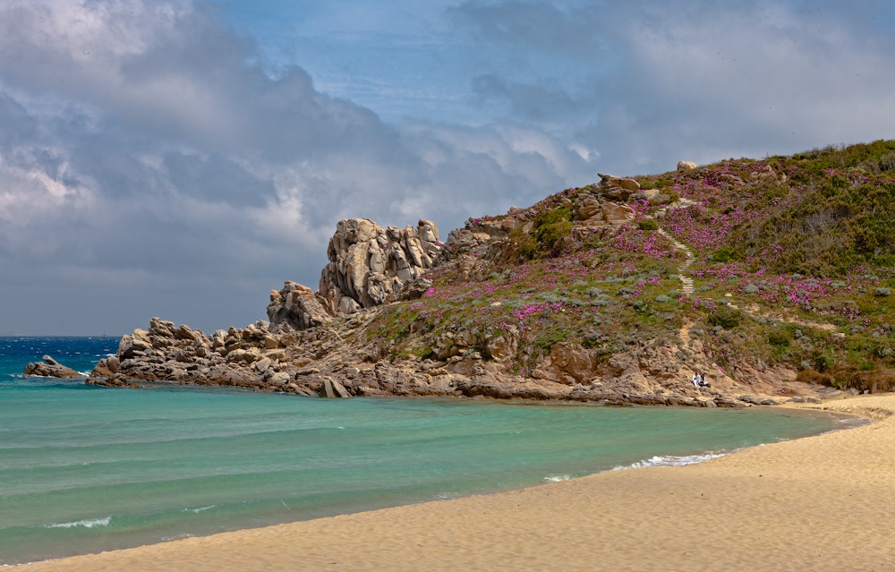 La plage de Santa 
Teresa en Sardaigne 
Site fabuleux pour 
un pique-nique! - Avril 
2010