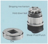 Punch Assembly with Shear Proof Punch and Stripper