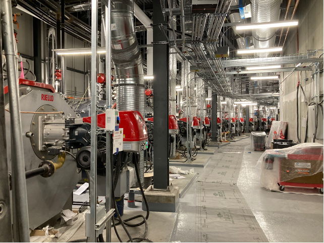 AHS Calgary Cancer Centre-
10x RTC-10000 Boilers and 
RLS-310-E-LN Dual Fuel Power Burners