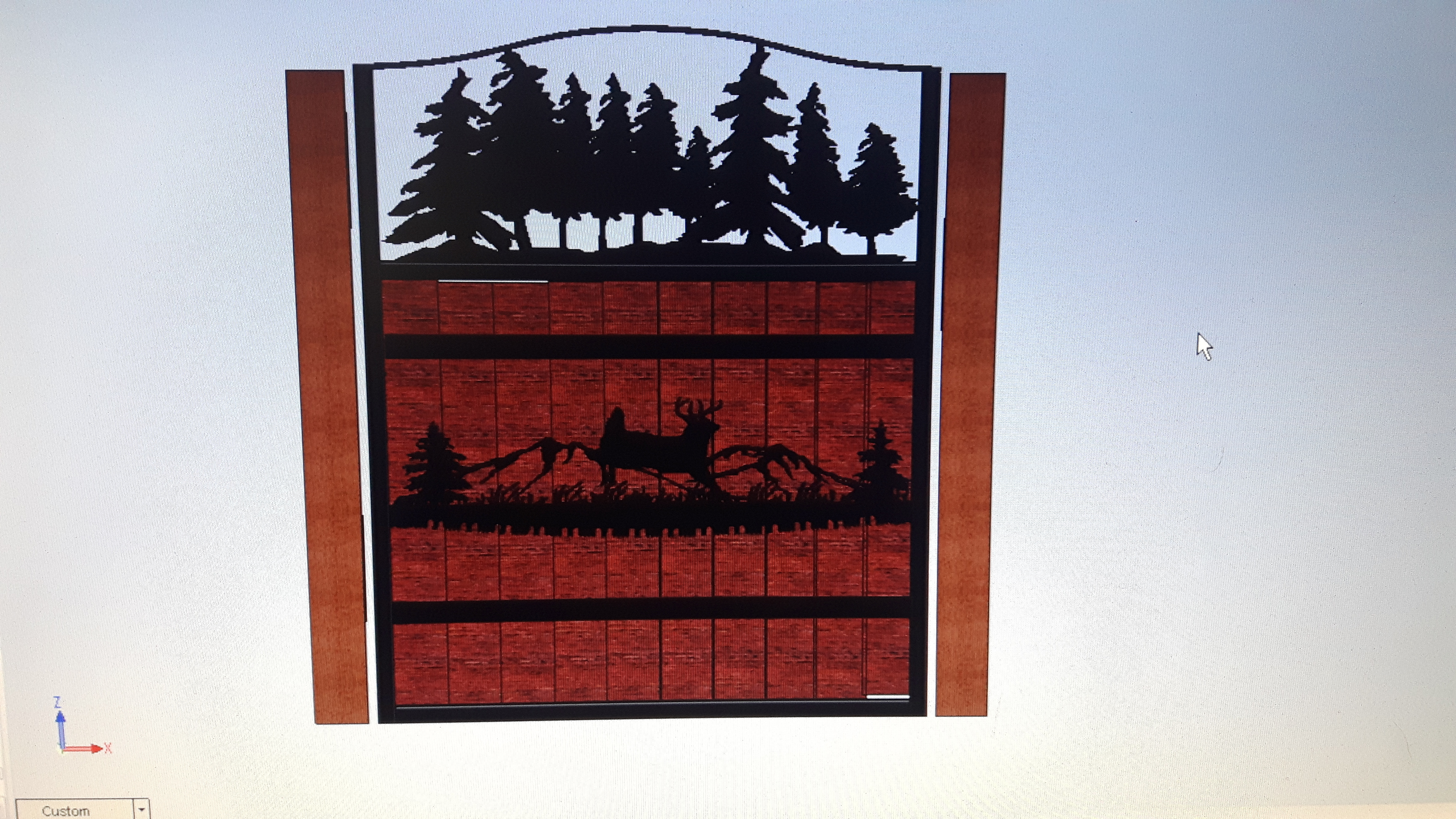 Garden gate, custom  metal art tree and stag garden gate, Campbell river BC, Vancouver island BC, Vancouver BC, Victoria BC, British Columbia,Alberta