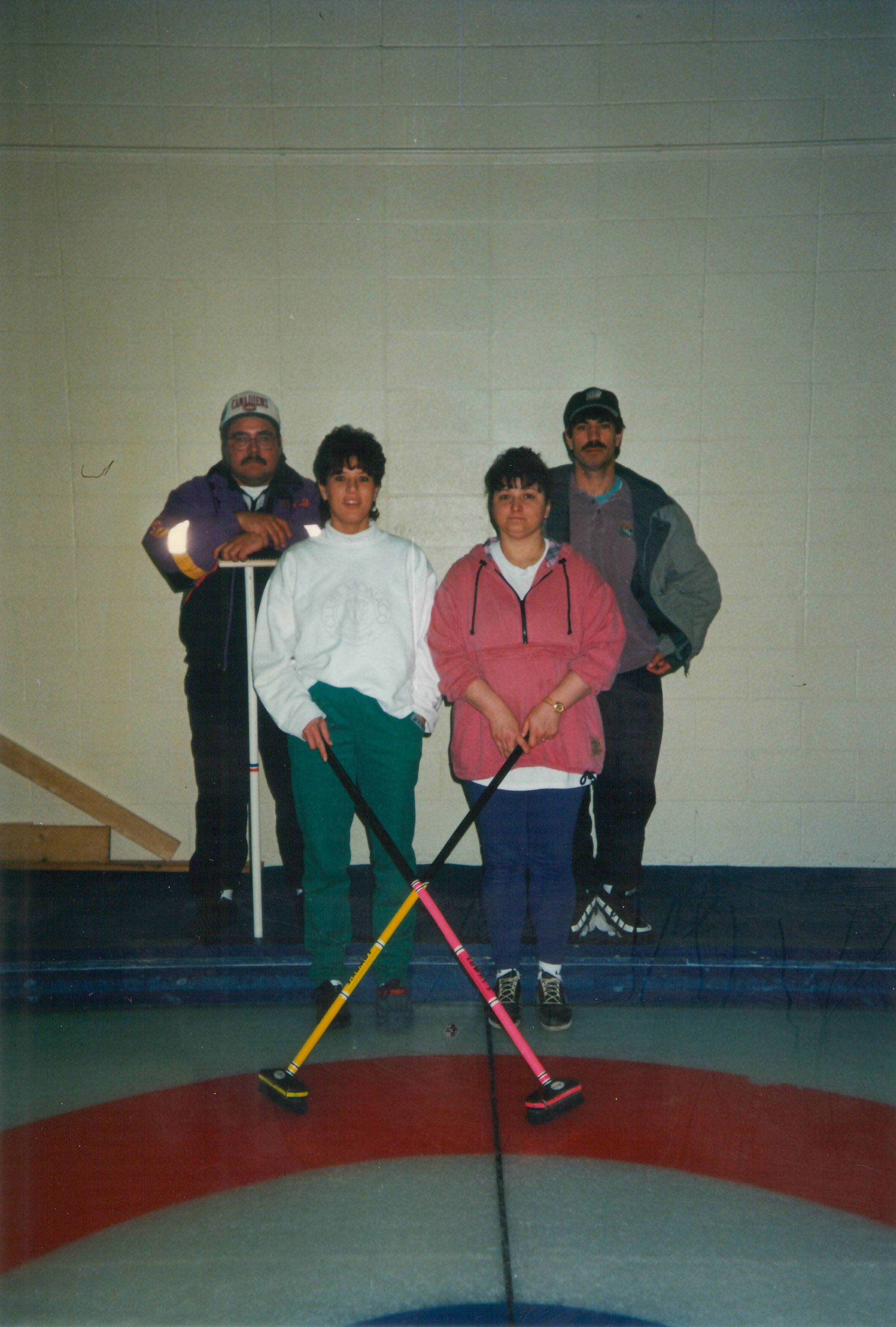 The 2025 curling season started in FV yesterday! Today we are asking who comprises this curling team from the 1997 season? It's possible they are not from FV - bonspiels used to draw teams from the whole of Northern Alberta to compete. Some stories even claiming 30 teams and a schedule requiring games being played throughout the night! Let us know if you recognize these 4 folk!
2020.23.94 / Smith, Louise
--EDIT --
This is Rupert Meneen, Wanita Mitchell-Uhersky, Margo Mcateer, Larry Uhersky.