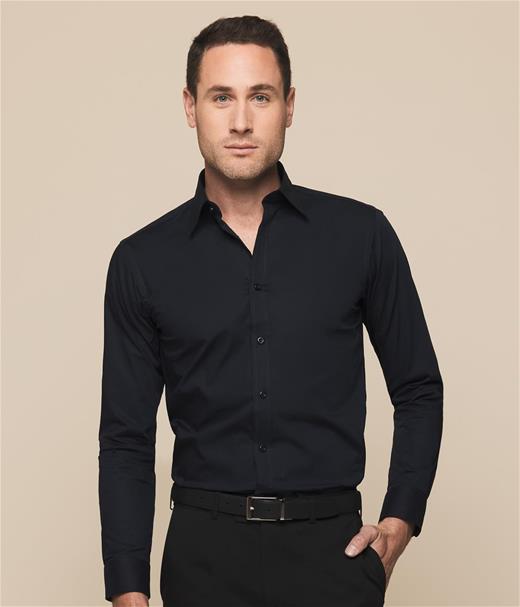 Olsen Cotton Stretch Slim Shirt