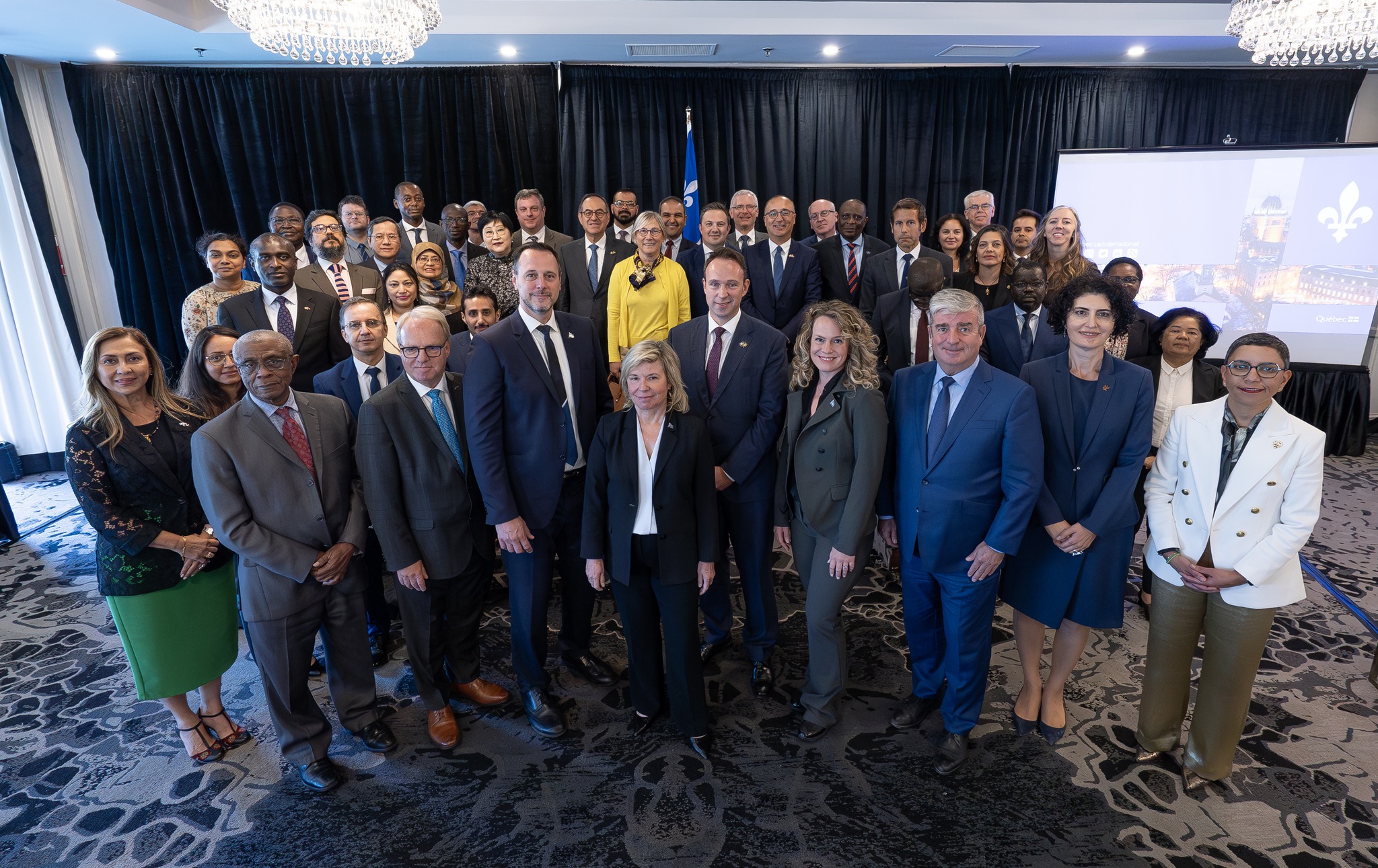 Meeting with Martine Biron du Ministère des Relations internationales du Quebec