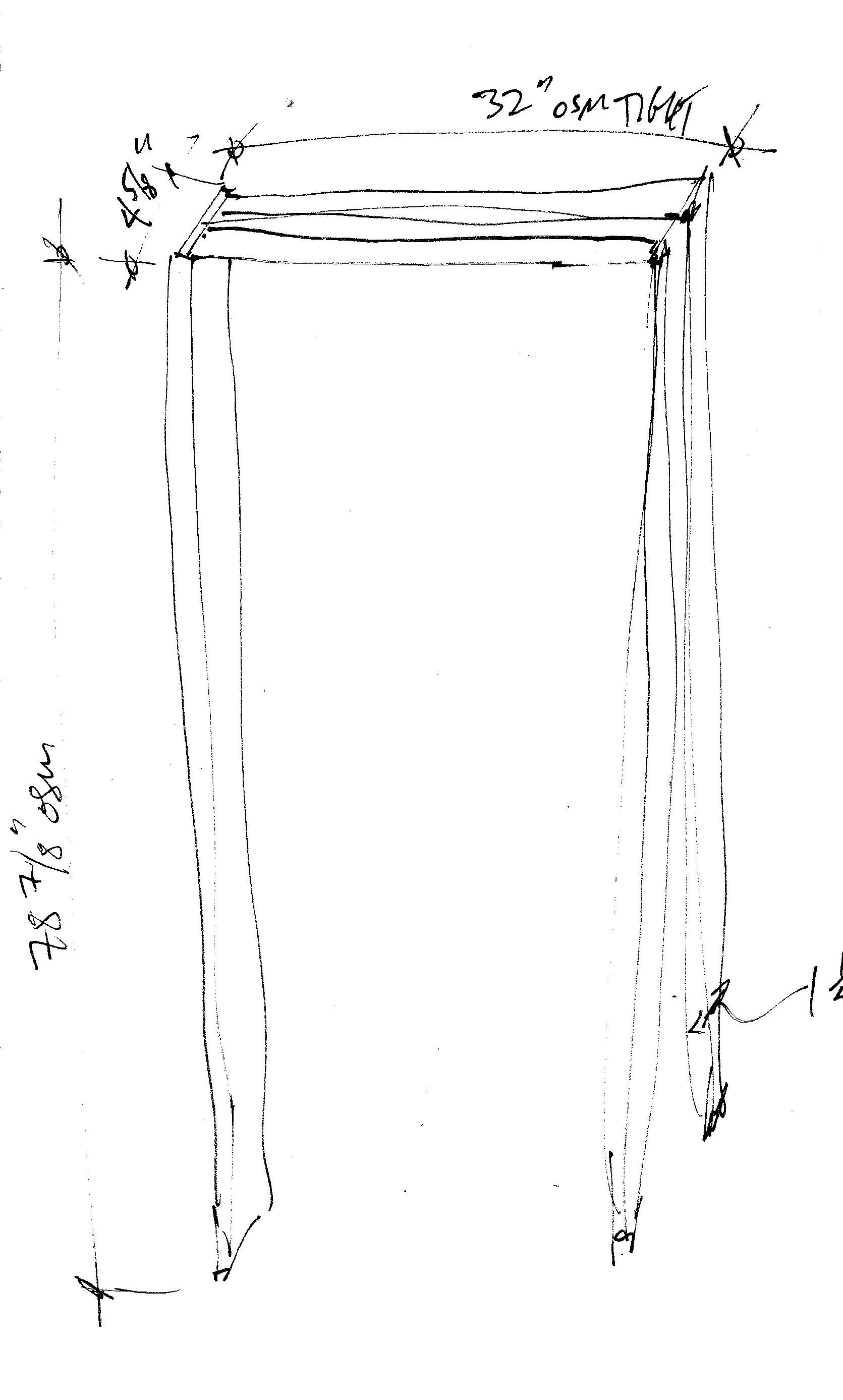 Pocket door jamb sketch