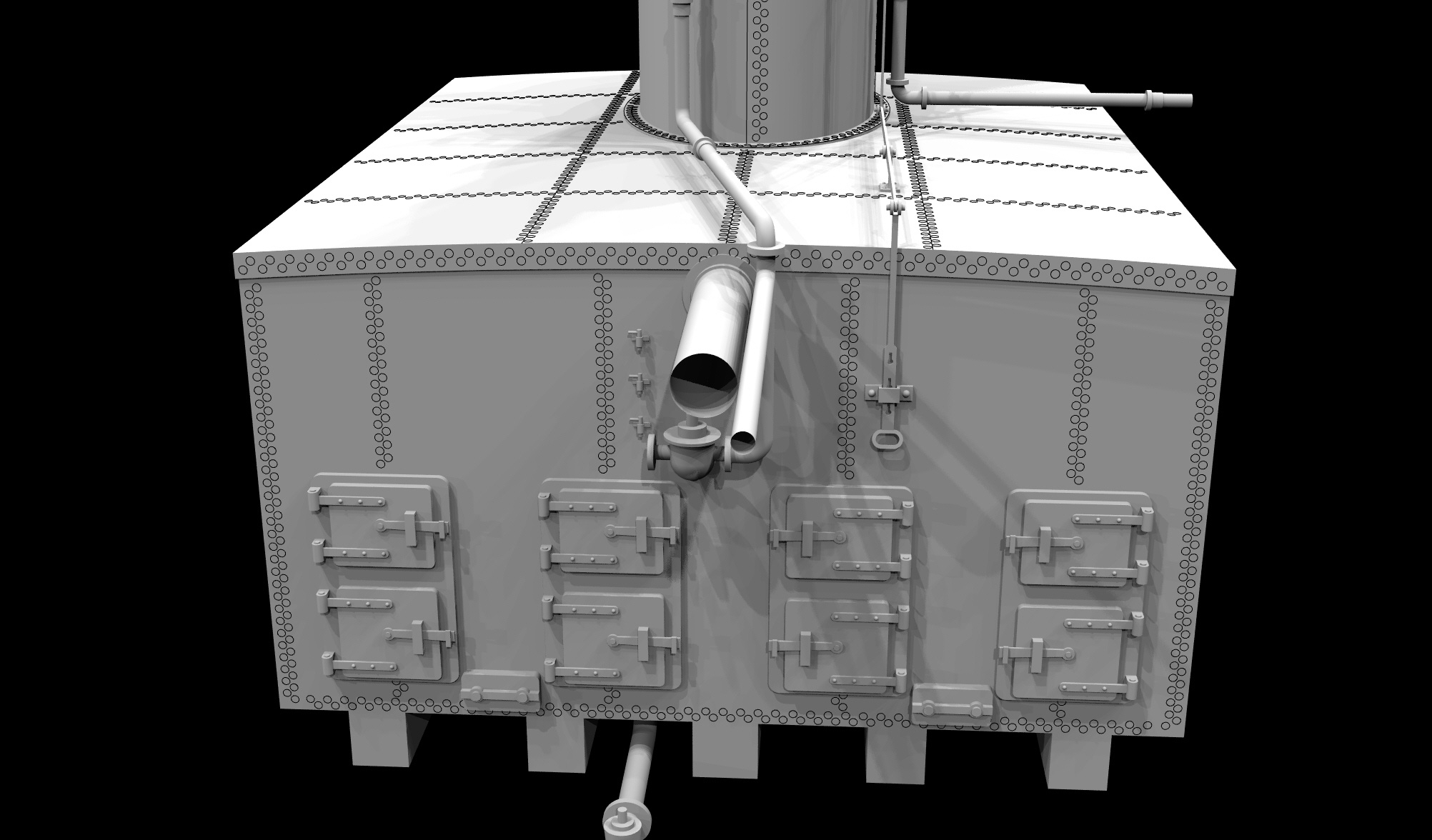 S.S. Beaver - Boiler & Stack