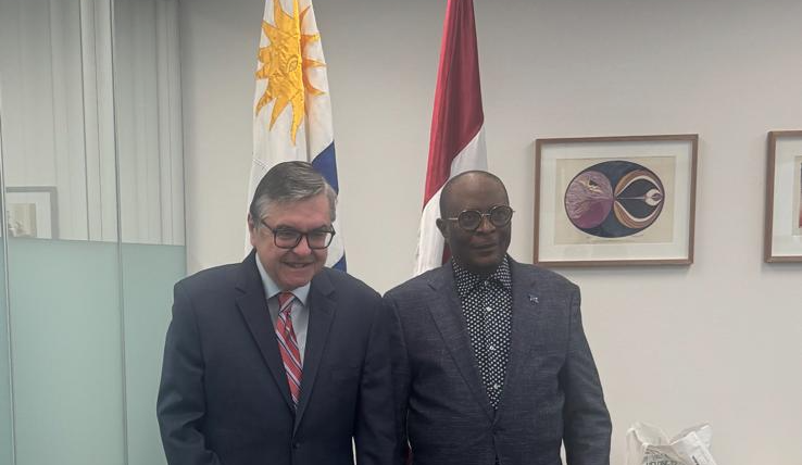 22/05/2025 - Ambassador Gustavo Álvarez had a productive meeting with H.E. Mr. Joska Kabongo Ngoy, Ambassador of the Democratic Republic of the Congo to Canada.