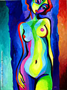 classical nude mystique painting