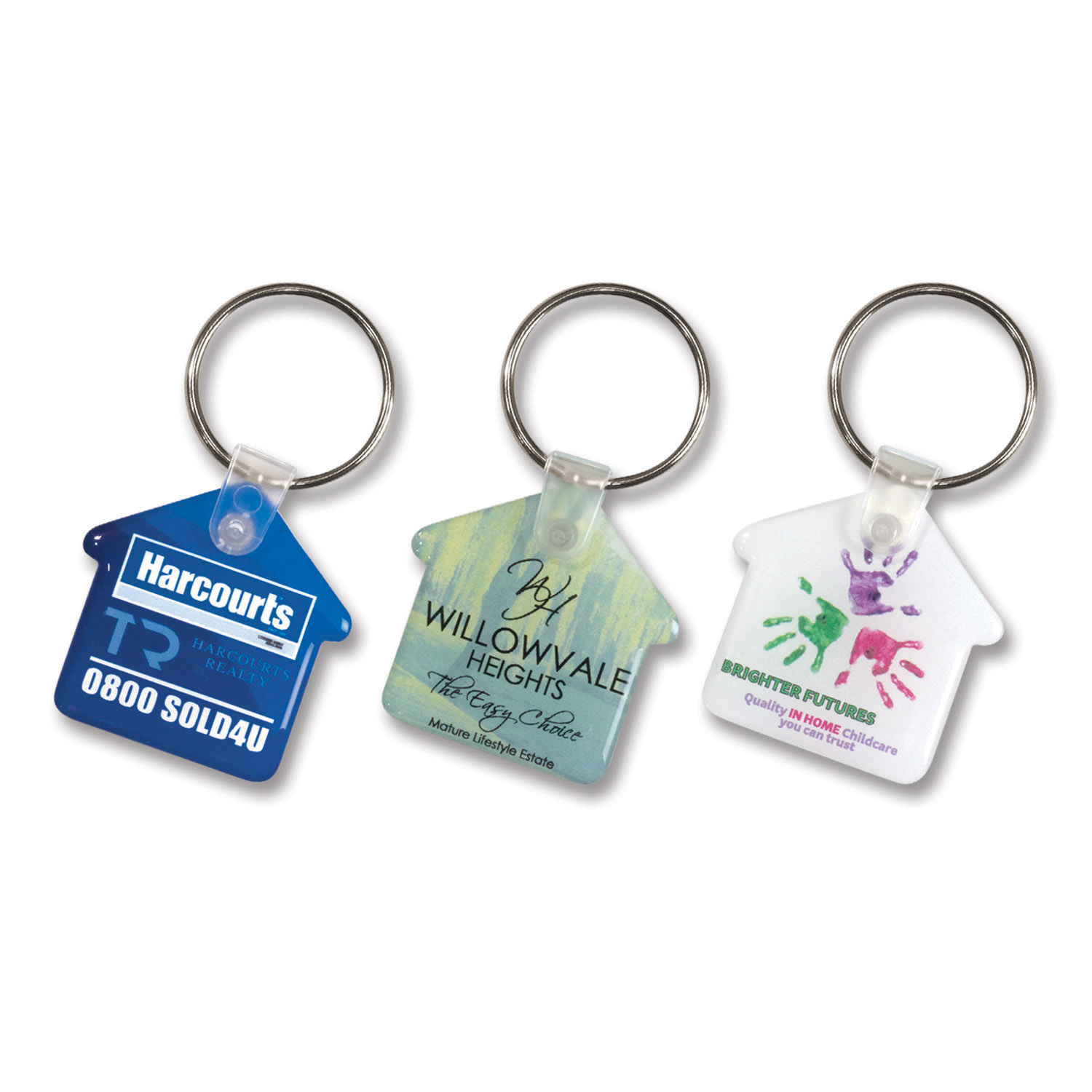 Resin House Key Ring 105796