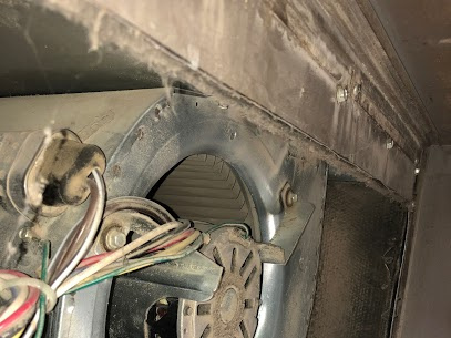  This furnace fan was installed backwards.