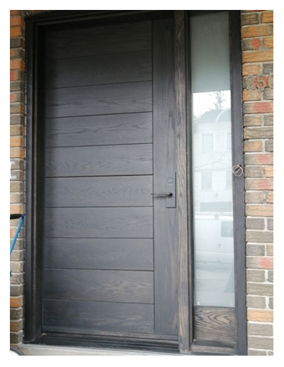Black Wooden Door 8