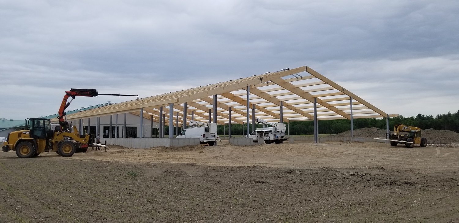 ThermoEnergy Structures Inc. Projects 2020 Mirabel, QC Dairy barn addition