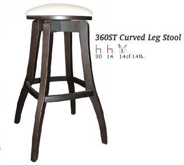 360 Curved Leg Stool