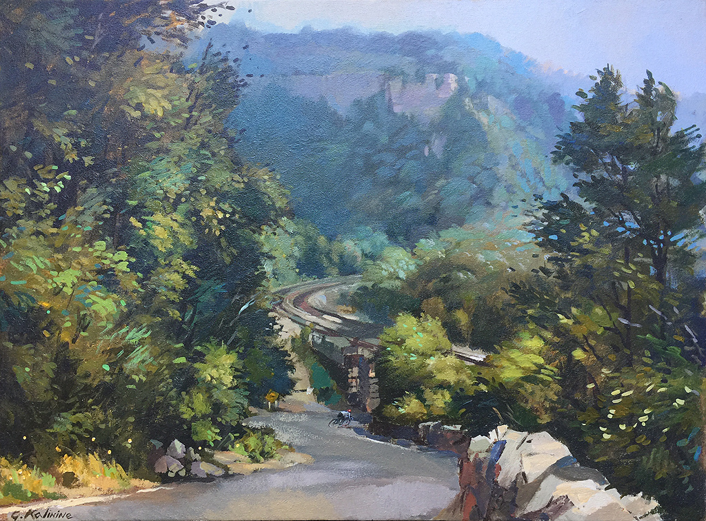 Dundas Peack. Acrylics. Canvas.