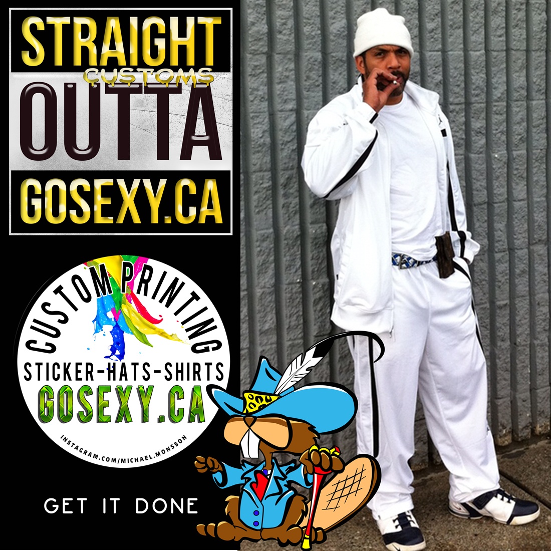 Hat & Apparel Printing, Contour Media Graphics and Custom Vectored illustration GoSexyCA