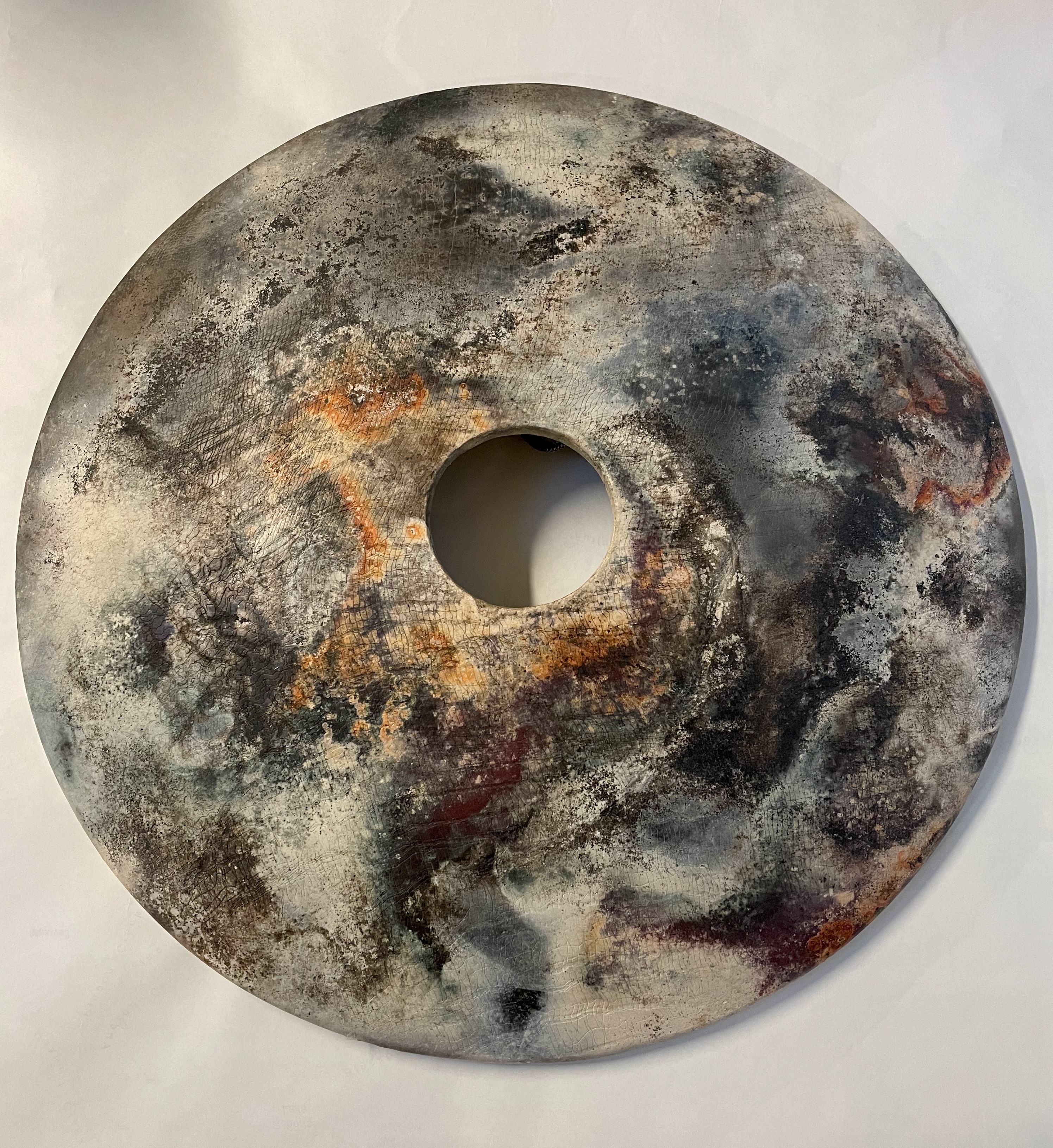 Mayan  Inspired - 16" Diam - Wall hanging - sold