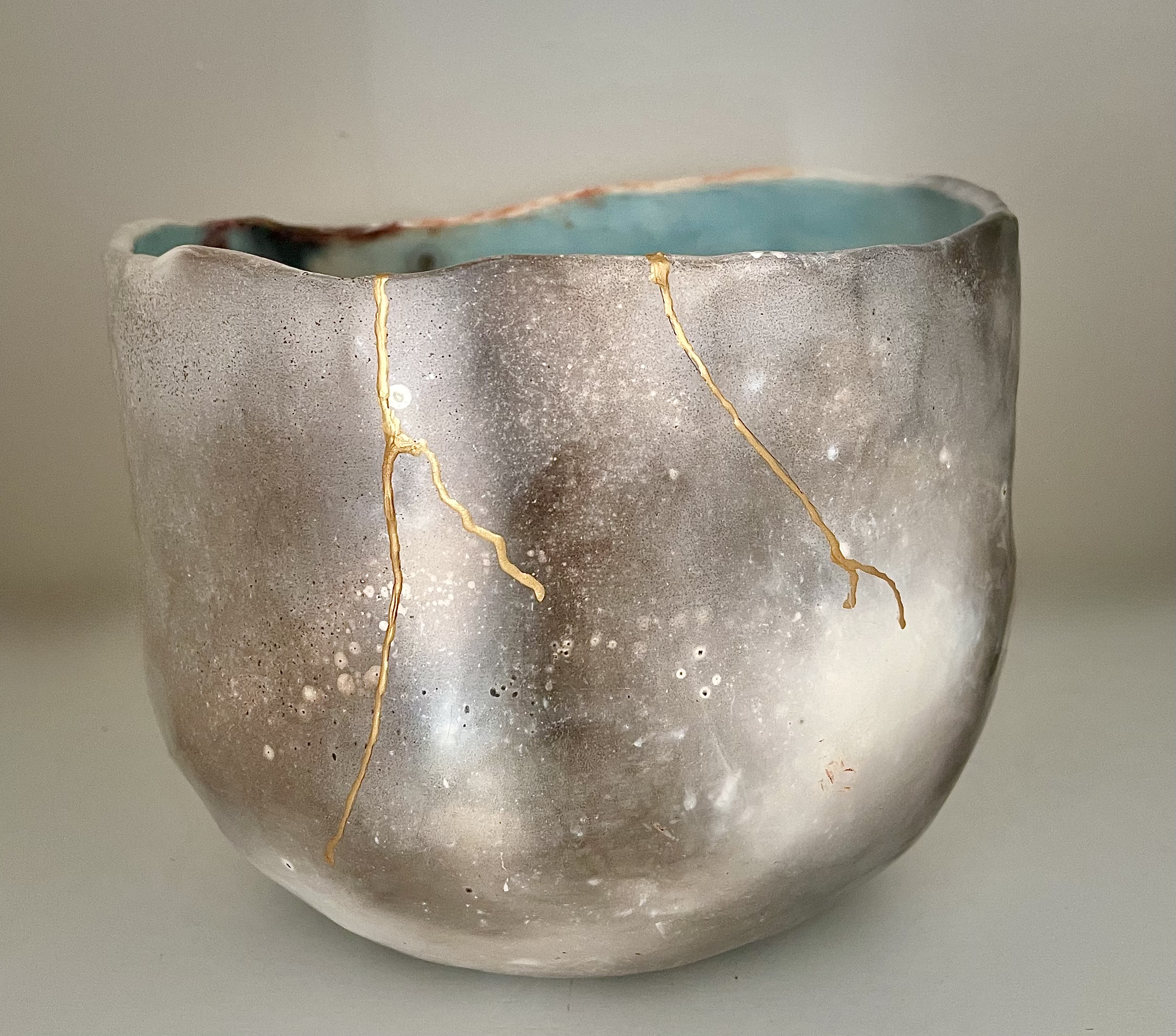 Kintsugi Inspired - Coiled Bowl 