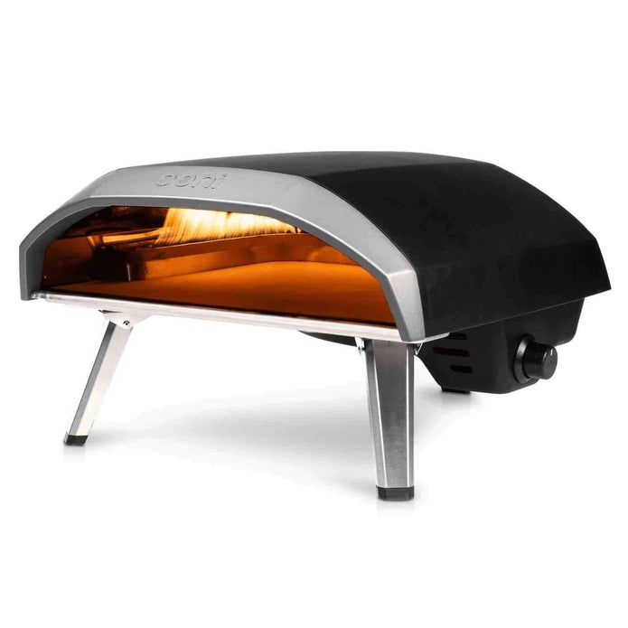 Ooni Koda 16 Gas Powered Pizza Oven
•	Gas fuelled for the ultimate ease and control
•	Reaches 950°F (500°C) in 20 minutes for stone-baked fresh pizza in just 60 seconds.
•	Cook stone-baked fresh pizza in just 60 seconds.
•	Extra-large cooking area for 16” pizzas, meat joints, breads and more!
•	Innovative L-shaped flame for one-turn cooking
