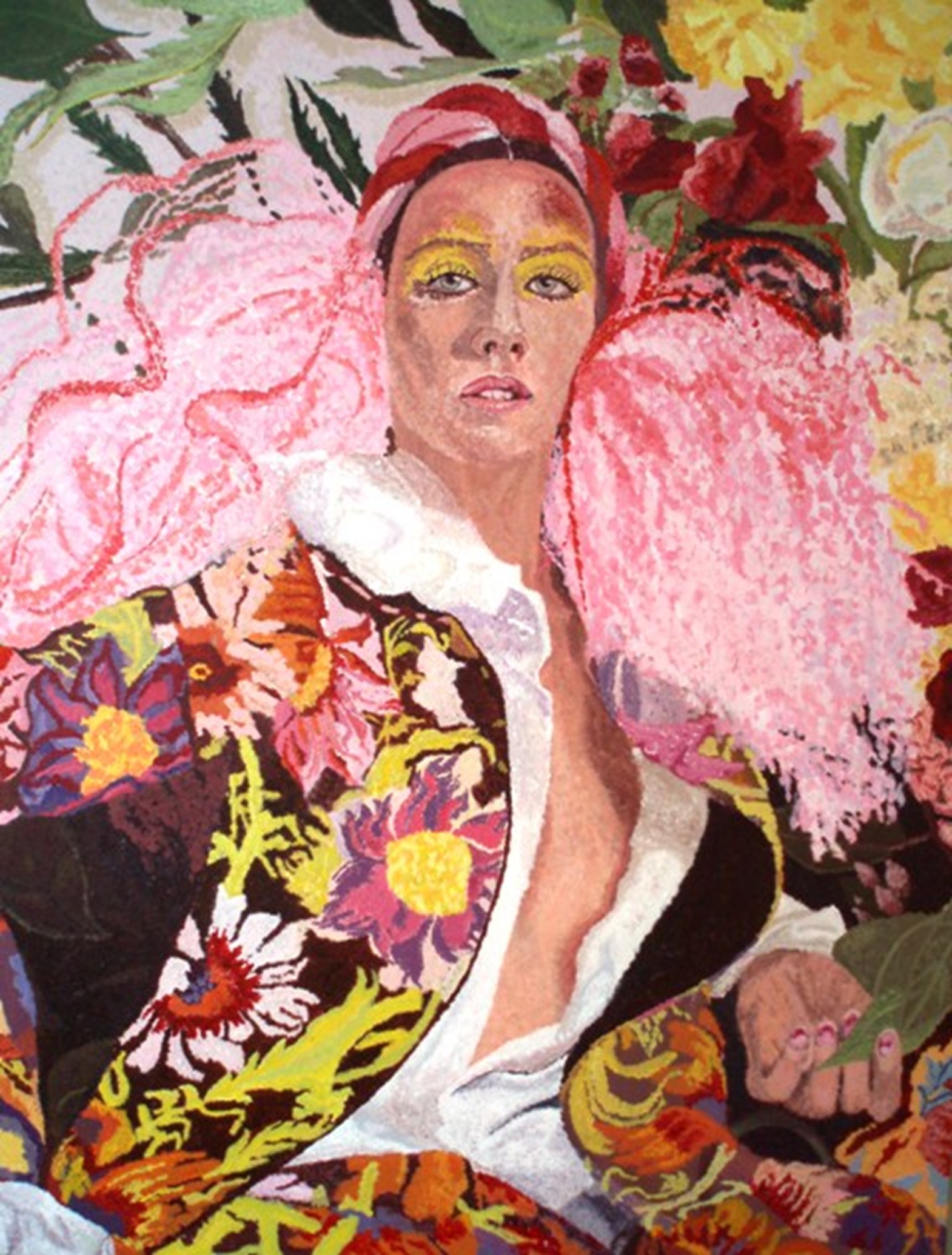 Printemps, 30"X40" 2010, Acrylic on Canvas, Paris