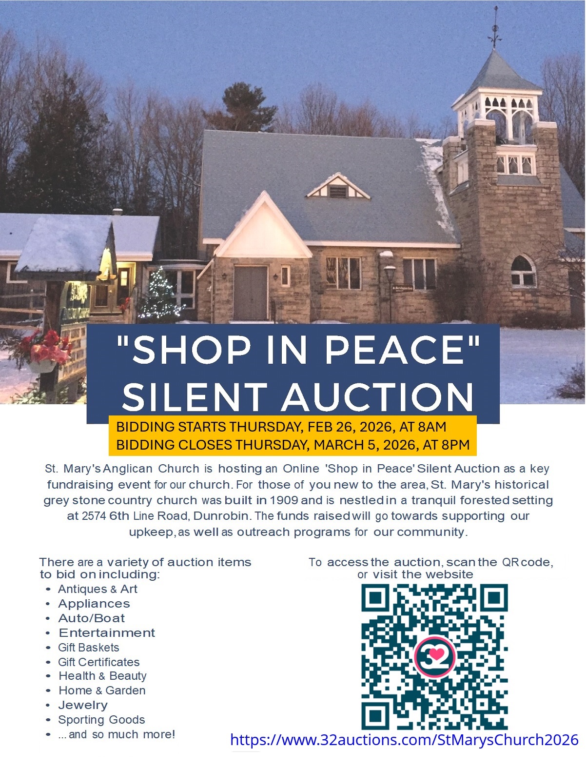 St. Mary's Silent Auction St. Mary's Silent Auction