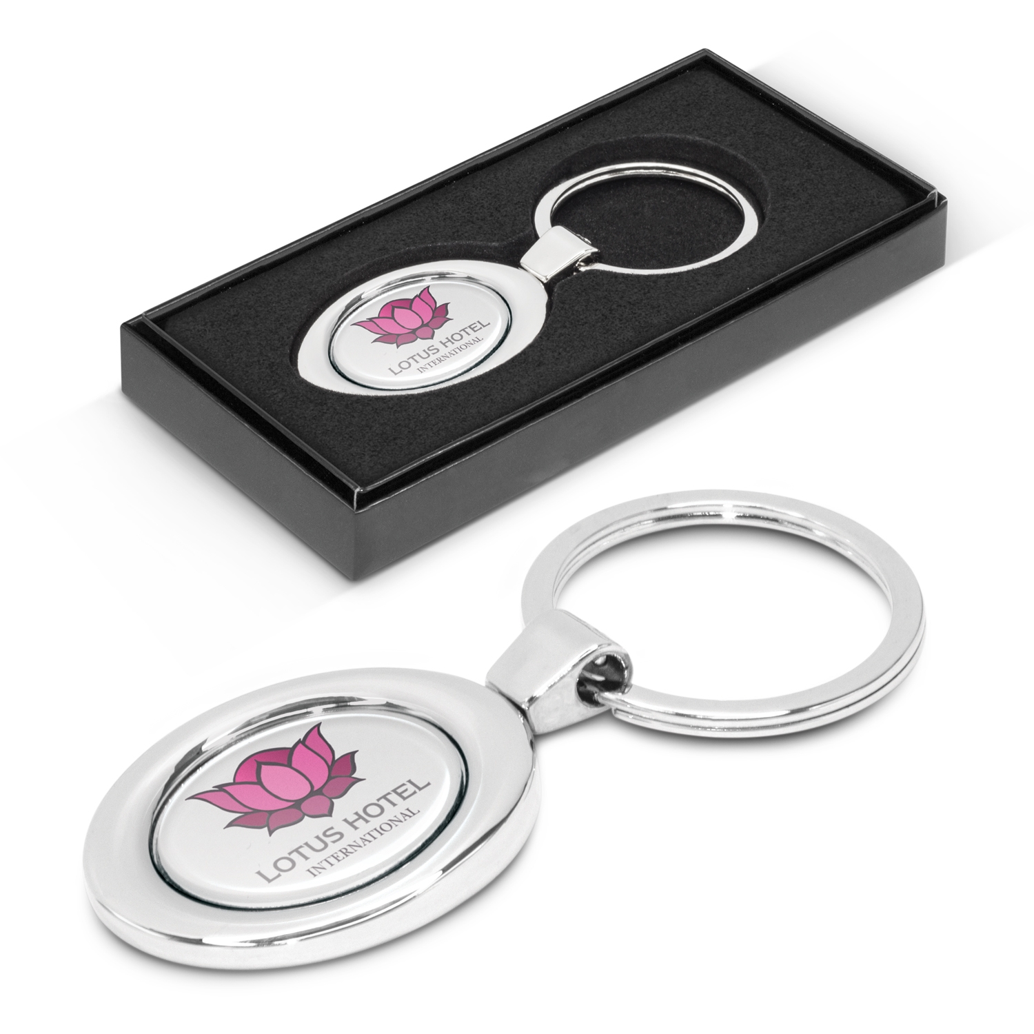 Oval Metal Key Ring 105659