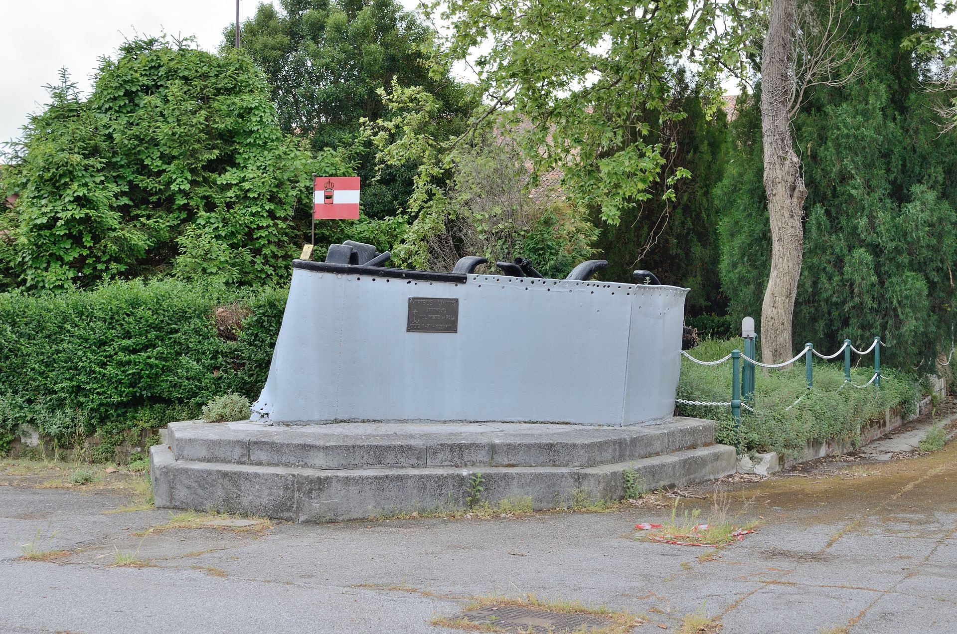 Bow of the Viribus Units at the Venetian Arsenal. Photo by Flak88