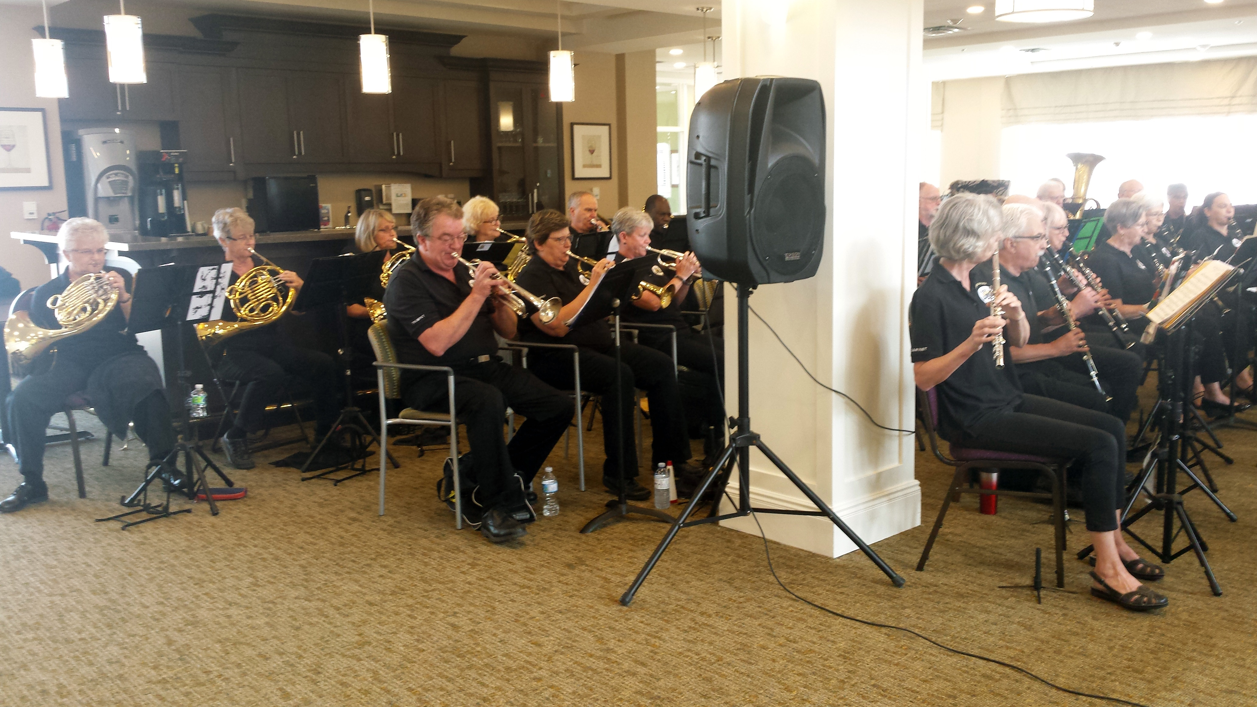 Concert Band at Christmas concert Dec 2018