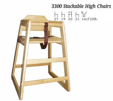 3300 Stackable High Chair