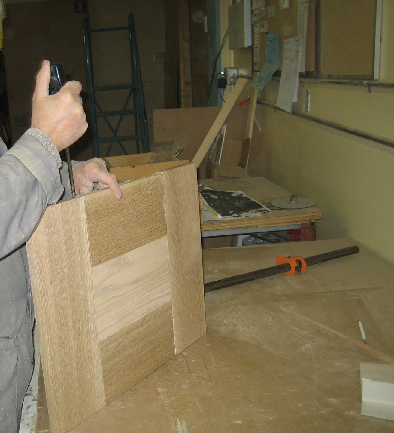 Fitting a Drop-Down Desk