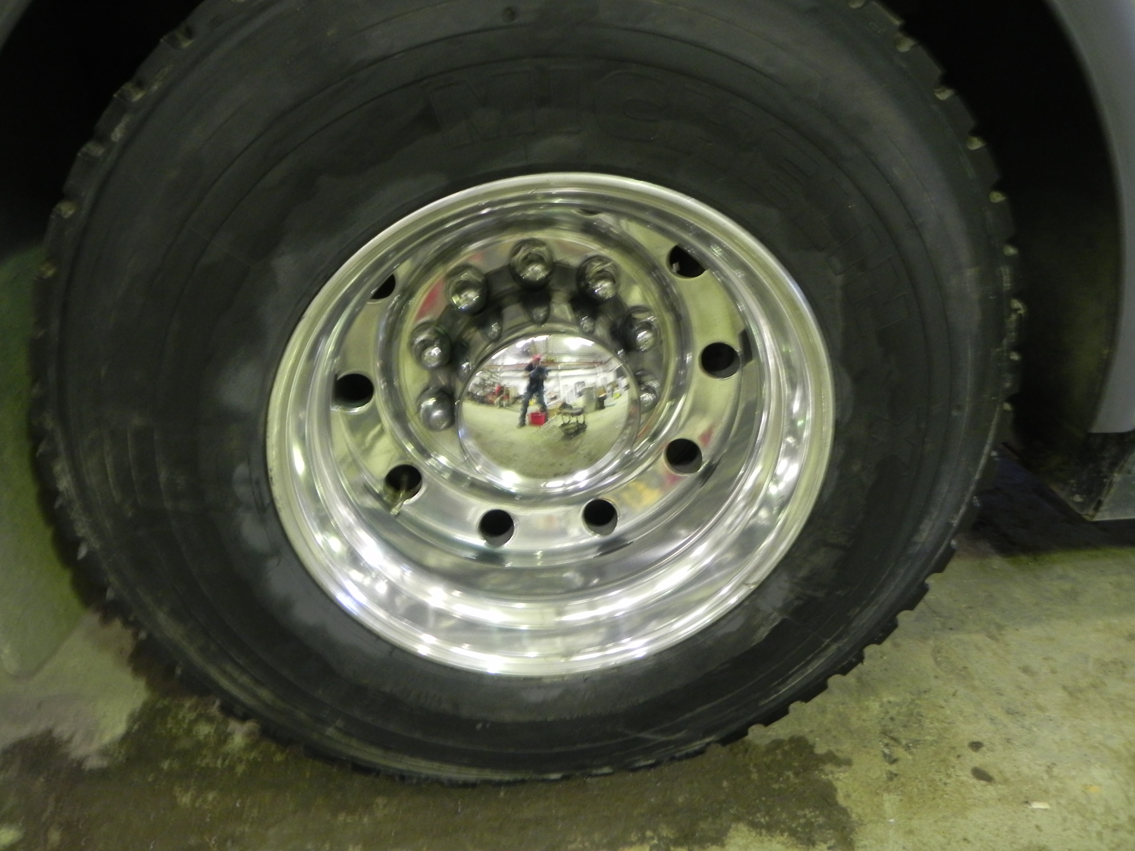 After polishing and dressing