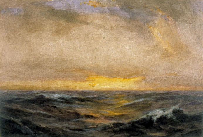 North Sea, Watercolour on paper